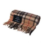 Heritage Collection | Recycled Wool Scottish Tartan Blankets | Camel